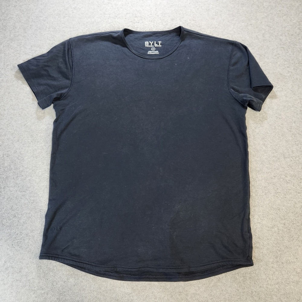 BYLT Premium Basics T Shirt Mens' Large Dark Blue